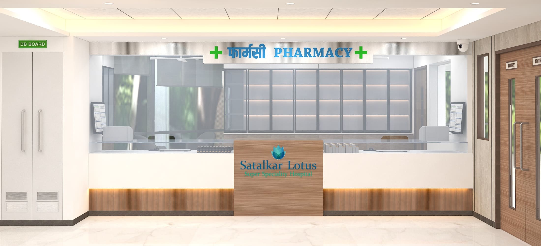 Satalkar Lotus Hospital Interior Project | Trance Interiors Image